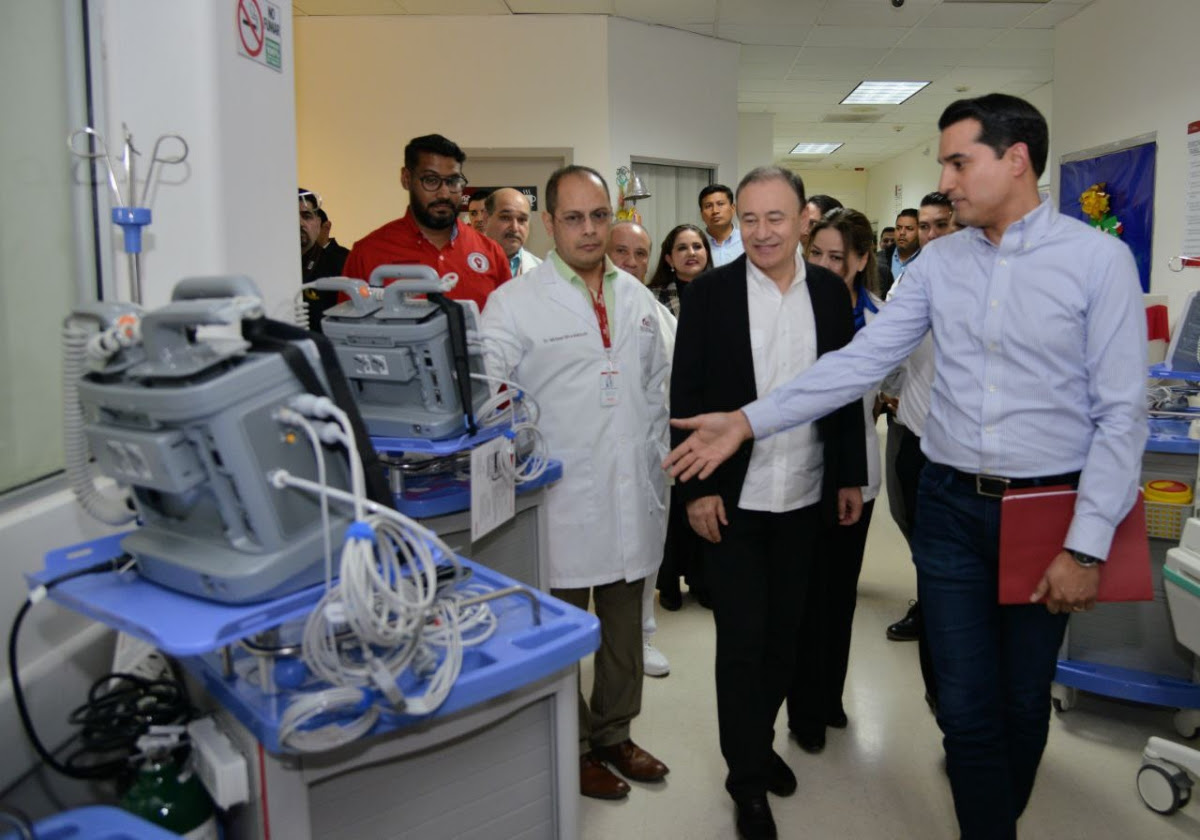 Realiza Gobernador Durazo inversión de 39 mdp en equipamiento médico en ISSSTESON